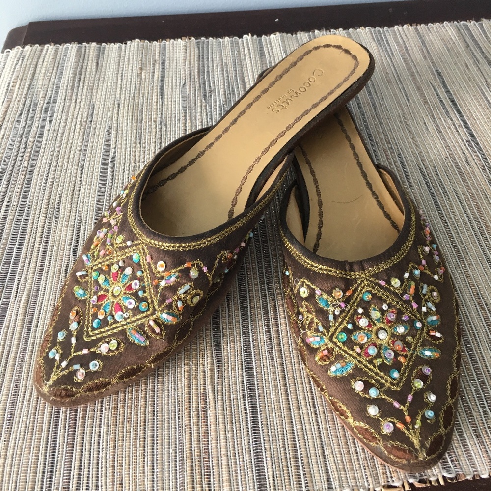9.5, Embellished  Coconut by Matisse Mules
